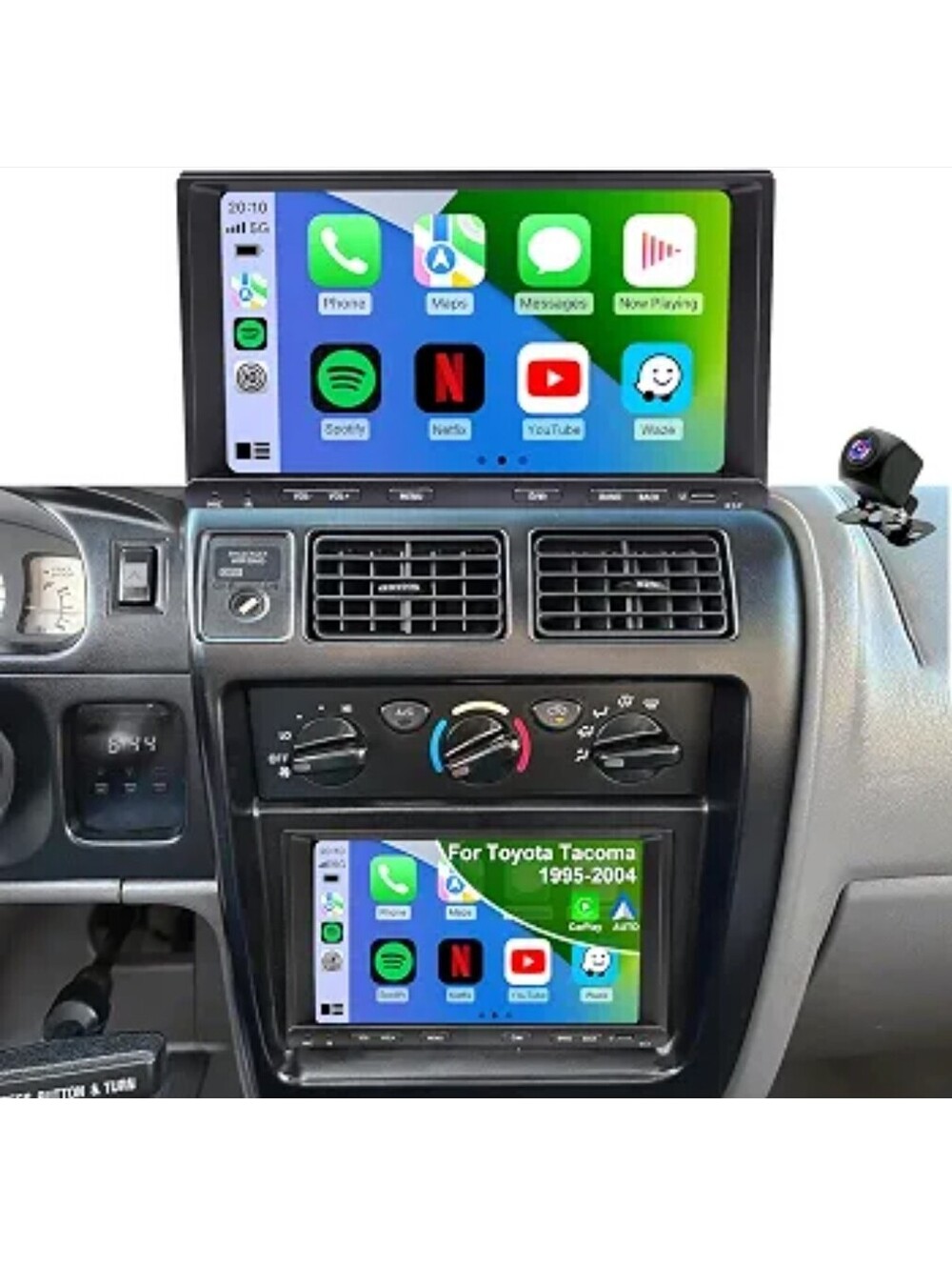 Toyota Tacoma 4Runner 7in Touchscreen Car Radio CarPlay Android Auto 5G WiFi GPS